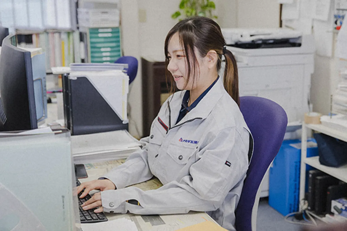 仕事の様子